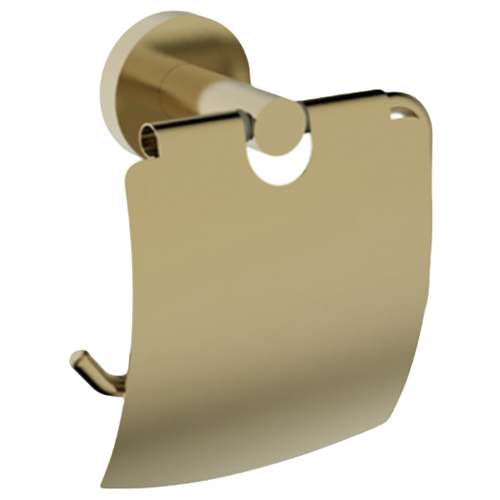 фото Держатель туалетной бумаги kaiser bronze ii с крышкой, бронза (kh-4100)
