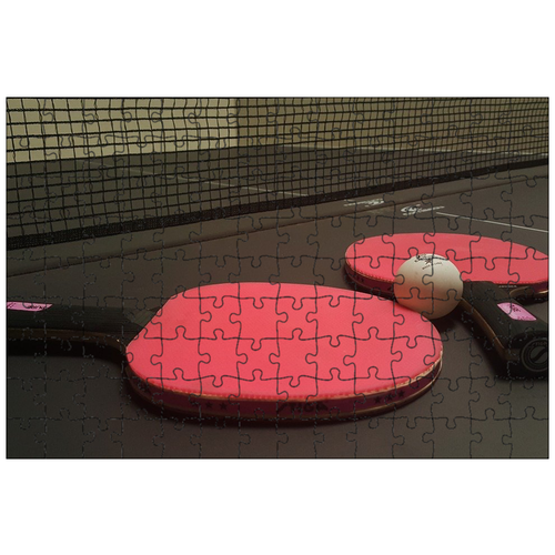 фото Магнитный пазл 27x18см."пинг- понг, настольный теннис, весла" на холодильник lotsprints