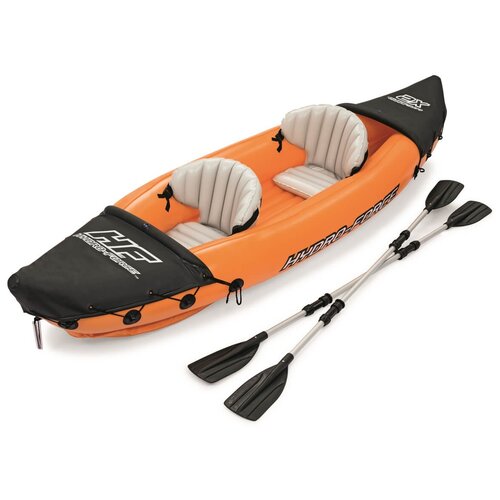 фото Байдарка lite-rapid x2 kayak, 2 местная, вёсла 218 см, до 160 кг, 321 х 88 х 48 см, 65077 bestway