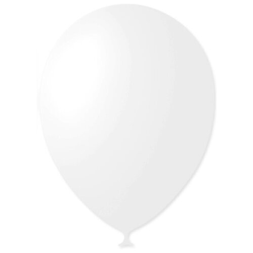 фото Шар латексный 12", пастель, набор 100 шт., цвет белый globos payaso