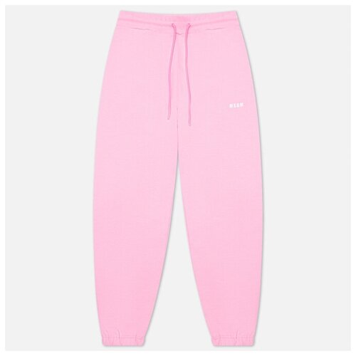фото Брюки джоггеры msgm летние, спортивный стиль, карманы, размер 1 (xs), розовый