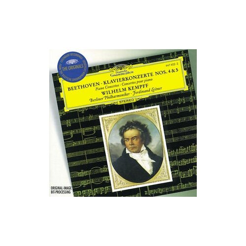 Компакт-диски, Deutsche Grammophon, KEMPFF, WILHELM - Beethoven: Piano Concertos Nos.4 & 5 (CD) wilhelm raabe weihnachtsgeister ungekürzt