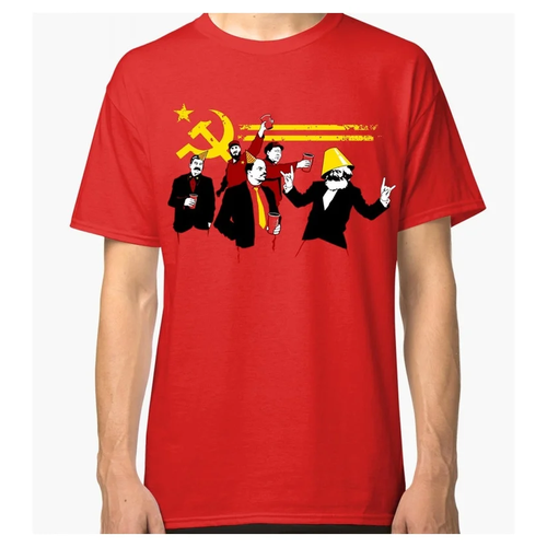 фото Футболка dream shirts коммунистическая вечеринка размер 3xl, красный