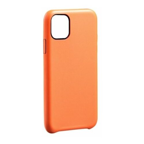 фото Задняя накладка для ip 11 pro (5,8) силикон матовый оранжевая fixtor