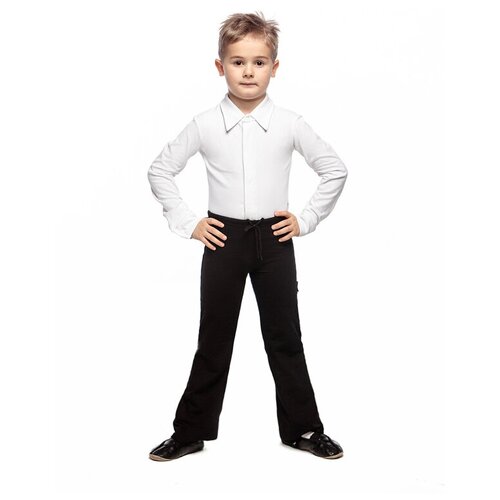 фото Брюки aliera гимнастические детские, б 4.03, размер 164, черный