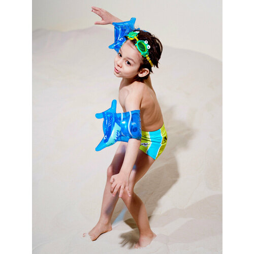 фото Нарукавники для плавания для мальчика playtoday, размер 16*13*10 см, синий