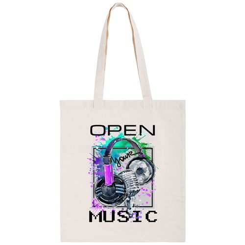 фото Сумка-шоппер coolpodarok "open your music5" не определен,coolpodarok