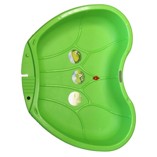 фото Песочница-бассейн пластик крыло бабочки 1 секция пл-с179, 112х88 см, зелeный