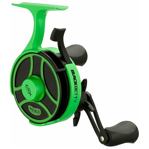 фото Катушка 13 fishing black betty freefall ghost 2.5:1 gear ratio new line window- left hand (green)