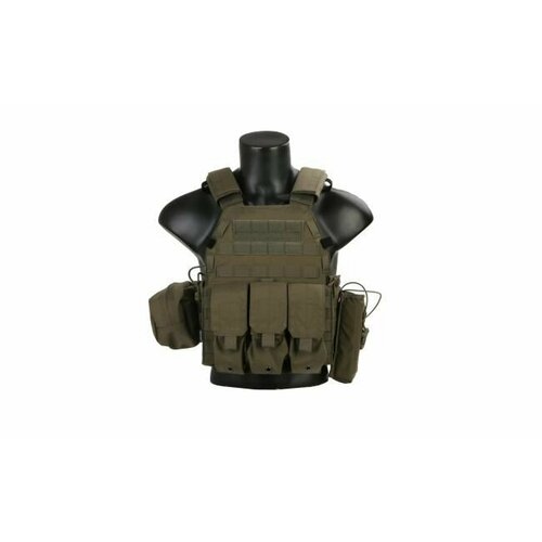 фото Жилет тактический lbt6094a style plate carrier w 3 pouches/rg500d emersongear