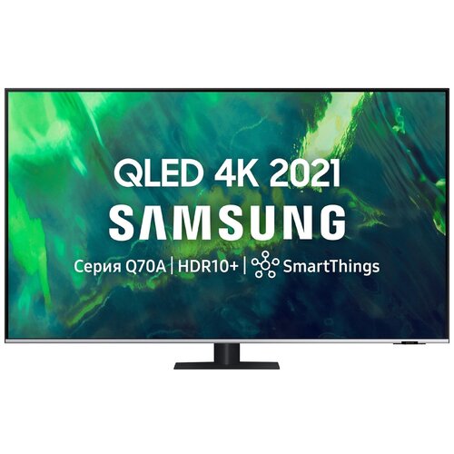 фото Телевизор qled samsung qe65q70aau 65" (2021), черный