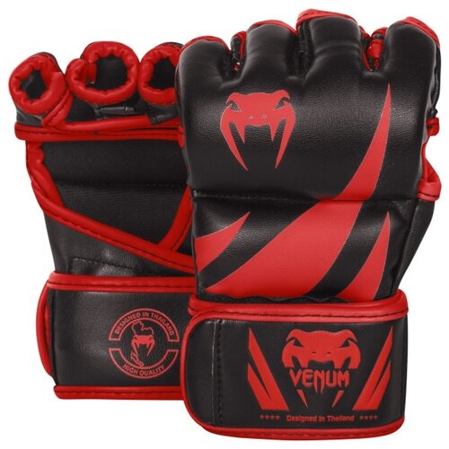 фото Перчатки мма venum challenger neo black/red m