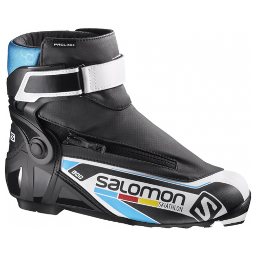 фото Лыжные ботинки salomon skiathlon junior prolink 391331 (черный/синий/белый) 2017-2018 41 ru