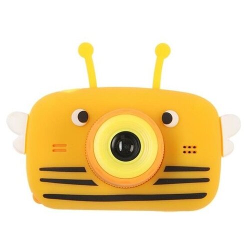 фото Фотоаппарат children's fun camera bee со встроенной памятью и играми желтый