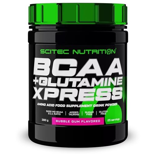 фото Scitec nutrition bcaa + glutamine xpress 300 г (арбуз)