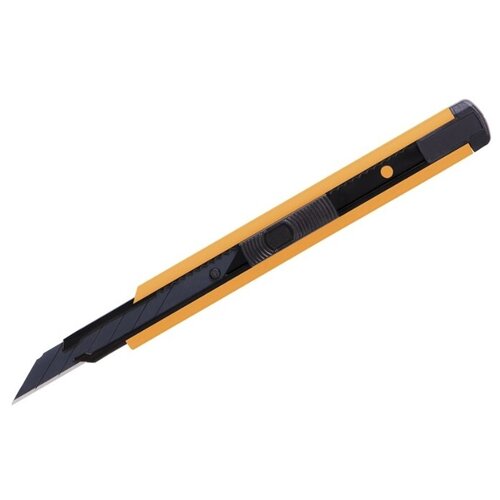 фото Berlingo нож канцелярский color zone bm4120 9 мм оранжевый/черный