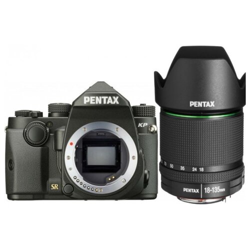 фото Фотоаппарат pentax kp kit черный da 1:3.5-5.6 18-135mm ed al [if] dc wr + 3 рукоятки