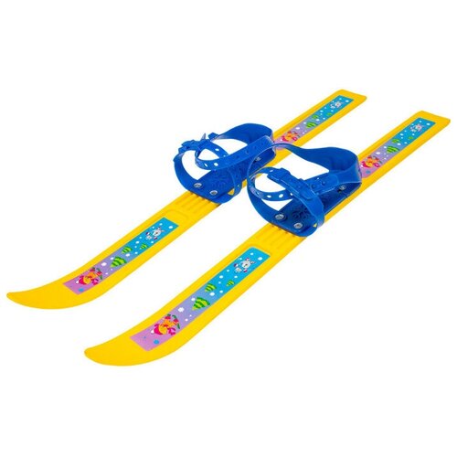 фото Мини-лыжи олимпик-спорт мишки лыжи+крепления без упаковки