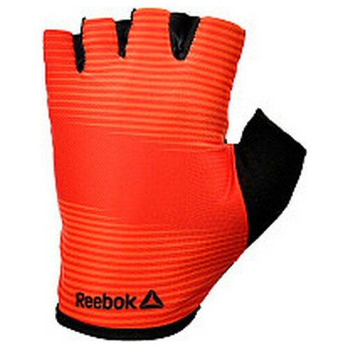 фото Тренировочные перчатки reebok (без пальцев) красные размер xl ragb-11237rd
