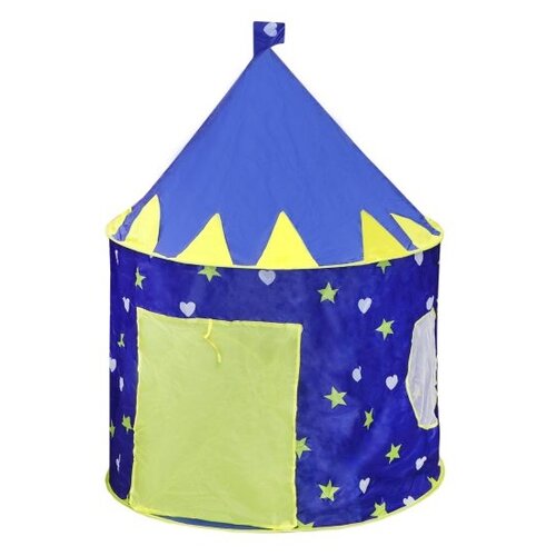 фото Палатка наша игрушка замок принца 100665955, синий/желтый