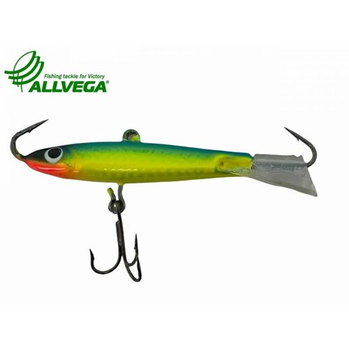 фото Балансир allvega fishing master 14 гр / 50 мм, цвет т7 (салатовый)