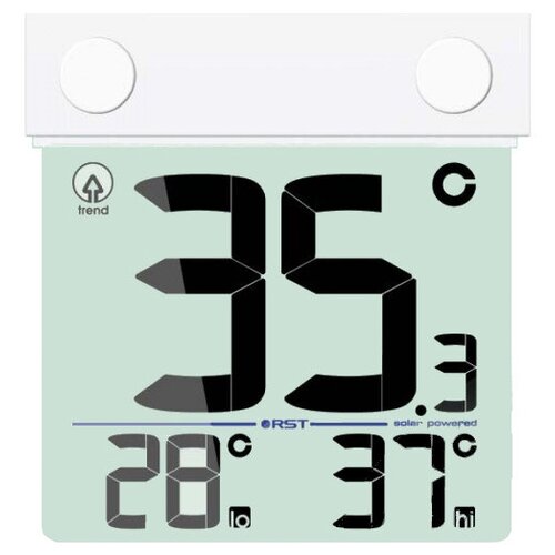 фото Цифровой оконный термометр rst на солнечной батарее (rst01389)