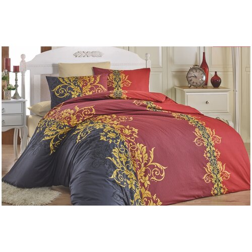 фото Ecosse постельное белье neron цвет: бордовый (2 сп. евро) br36545