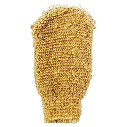 фото Мочалка beauty format рукавица из джута (58709-7241) бежевый