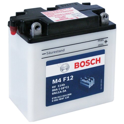 фото Мото аккумулятор bosch m4 f12 (0 092 m4f 120)