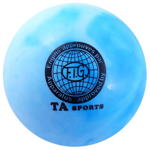 фото Мяч для гимнастики 18,5 см, 420 гр, цвет голубой 4127112 сима-ленд