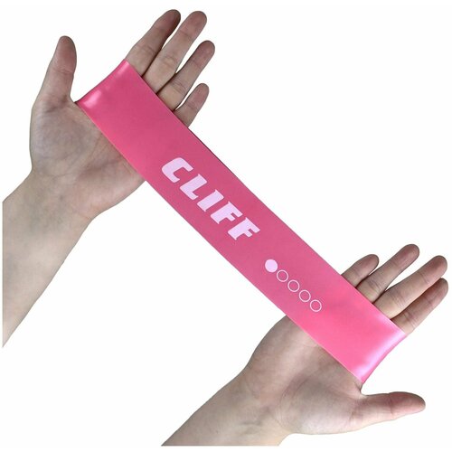 фото Эспандер ленточный кольцо 500*50*0,5 tpr (розовый) cliff