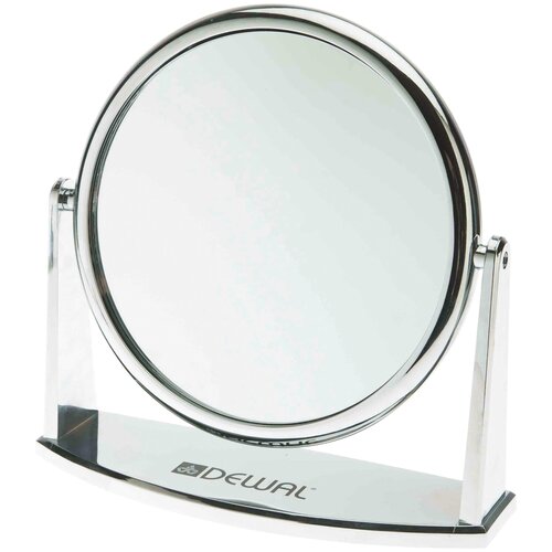 фото Зеркало косметическое настольное dewal beauty mr-425 серебристый