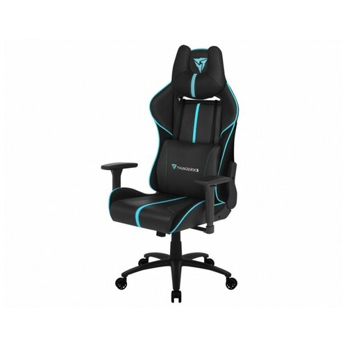фото Офисное кресло thunderx3 ec3 air черный/голубой