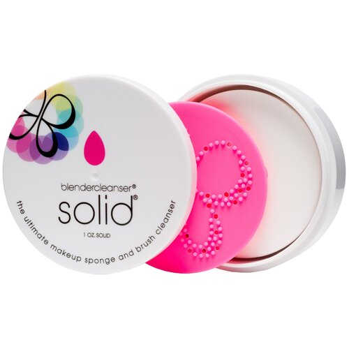 фото Набор для очистки beautyblender набор для очистки blendercleanser solid, универсальная, 2 шт. белый/розовый