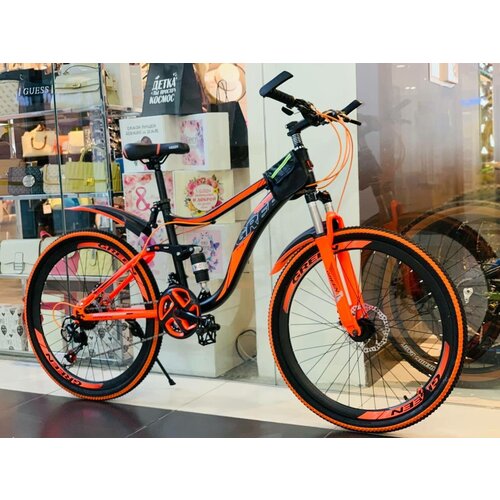 фото Горный велосипед green 26" damper оранжевый green bike