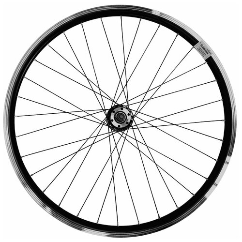 фото Колесо велосипедное 27,5" переднее в сборе velrosso двойной алюминиевый обод, промподшипники, disk