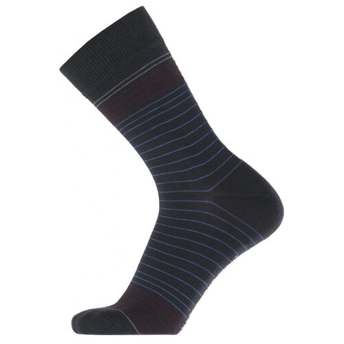 фото Мужские носки pantelemone, 1 пара, классические, износостойкие, воздухопроницаемые, быстросохнущие, нескользящие, размер 25(38-40), серый