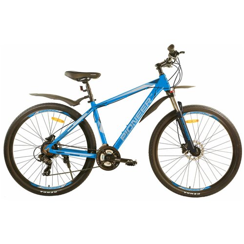 фото Велосипед pioneer nevada 29" al/16'' (2021) синий/черный/серебристый