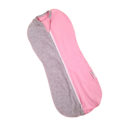 фото Конверт-мешок супермамкет меланж 55 см розовый