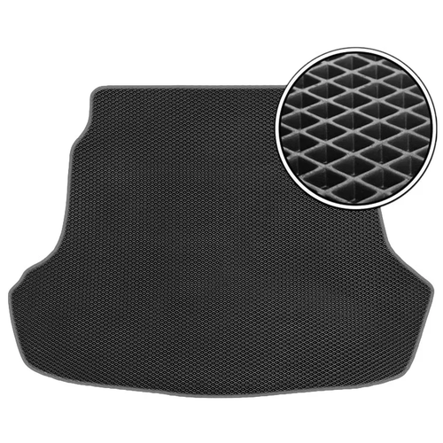 фото Автомобильный коврик в багажник ева skoda superb 2 2008 - 2015 (багажник) (темно-серый кант) vicecar