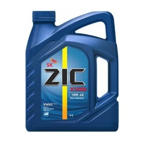 фото Полусинтетическое моторное масло zic x5000 10w-40, 4 л