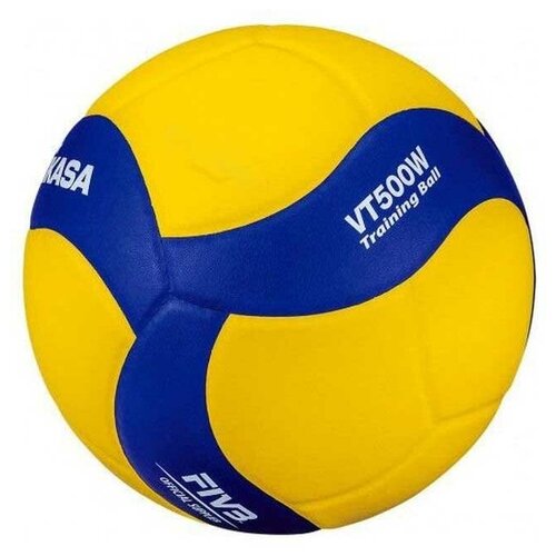 фото Волейбольный мяч mikasa vt500w желто-синий