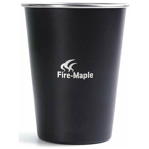 фото Набор стаканов из нержавеющей стали fire-maple antarcti cup black, 350 мл, 2 шт.