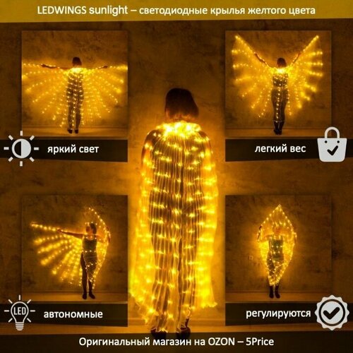 фото Светодиодные крылья ledwings для танца