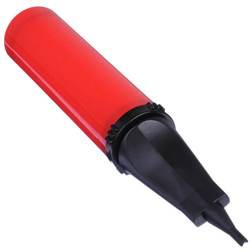 фото Красный насос silapro для мяча гимнастического, пластик, 28х5см