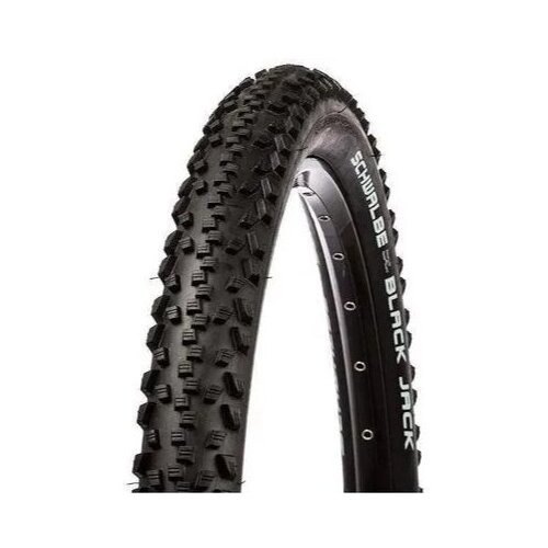 фото Покрышка для велосипеда schwalbe black jack 26х2.00 (50-559), защита от проколов kevlar guard, стальной корд, black