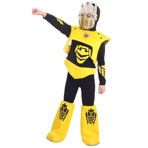 фото Карнавальный костюм робот трансформер бамбелби пуговка рост 134