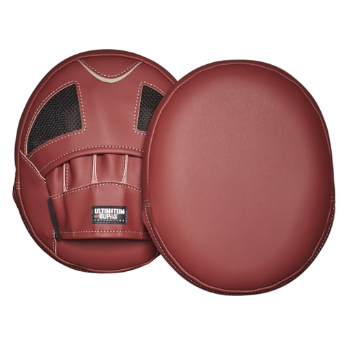 фото Лапы тренерские для бокса ultimatum boxing airpads maroon (универсальный размер)