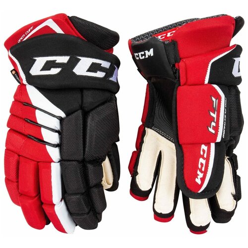 фото Перчатки ccm jetspeed ft4 sr (blk/red/wht 15")