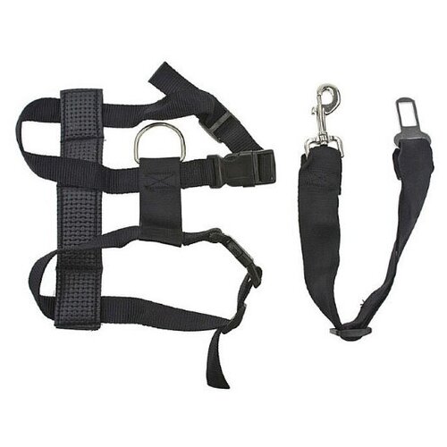 фото Фиксирующий ремень для собак wahl car safety harness s/m 2999-7290 черный